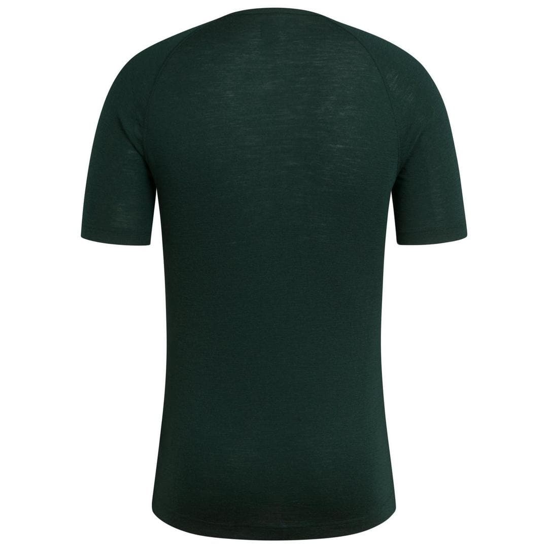 RAPHA Merino Base Layer Short Sleeve - Dark Green Default Rapha 