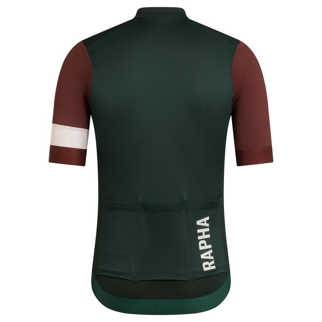 The Rapha Pro Team Training Jersey - SCL Dark Green Brown