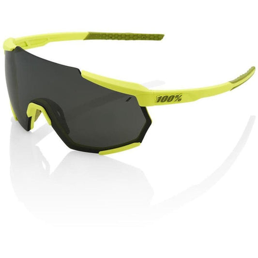 RIDE 100% Eyewear Racetrap Soft Tact Banana Black Mirror Lens Default 100% 